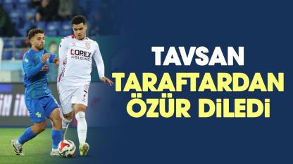 Elayis Tavsan Samsunspor taraftarından özür diledi