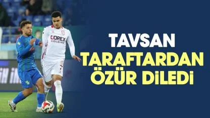 Elayis Tavsan Samsunspor taraftarından özür diledi