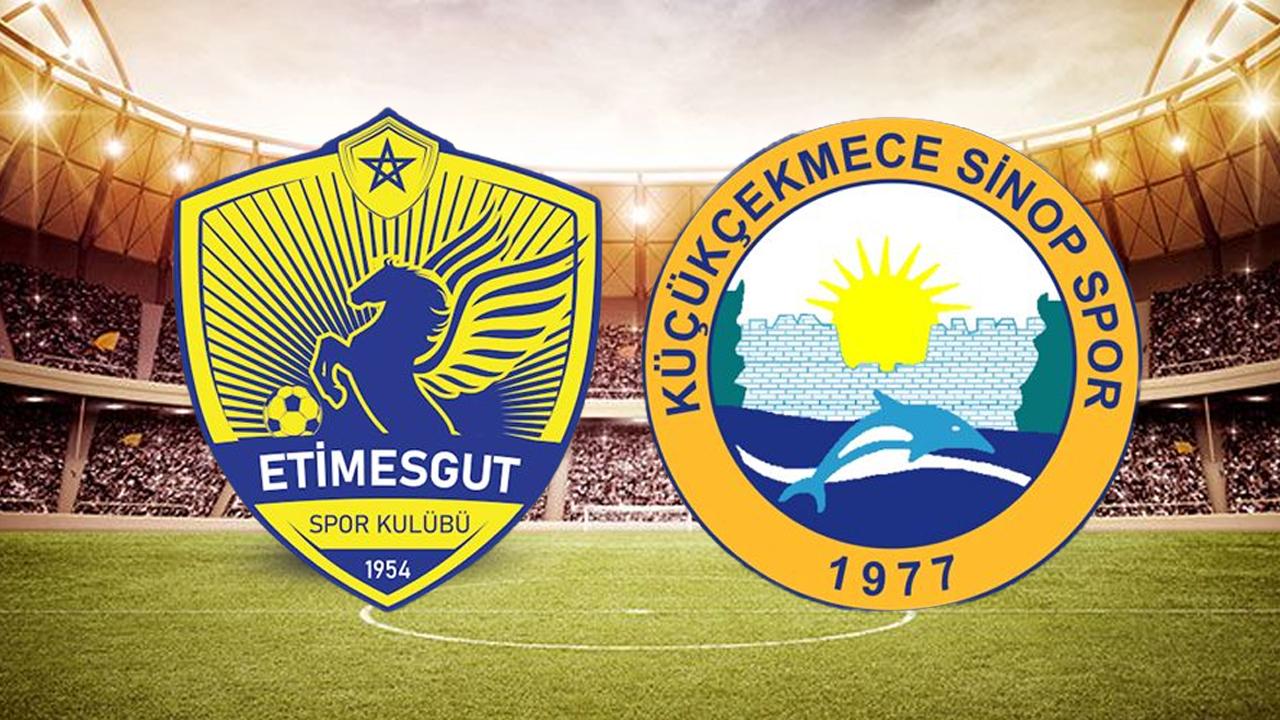 Etimesgut Spor Küçükçekmece Sinopspor maçı hangi kanalda izlenir?