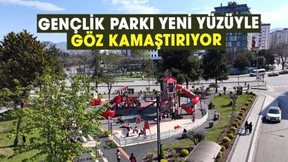 Gençlik Parkı yeni yüzüyle göz kamaştırıyor