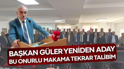 Hacı Eyüp Güler Samsun Esnaf ve Sanatkarlar Odaları Birliği başkanlığına yeniden adaylığını açıkladı
