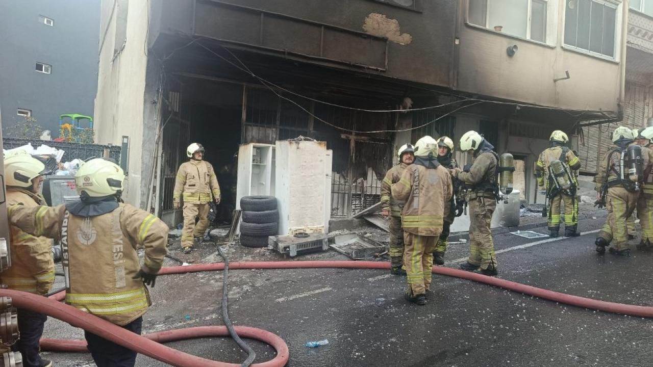 Hurdacıda çıkan yangın korkuttu