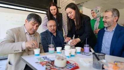 İlkadım’da cam atıklar değerlendi