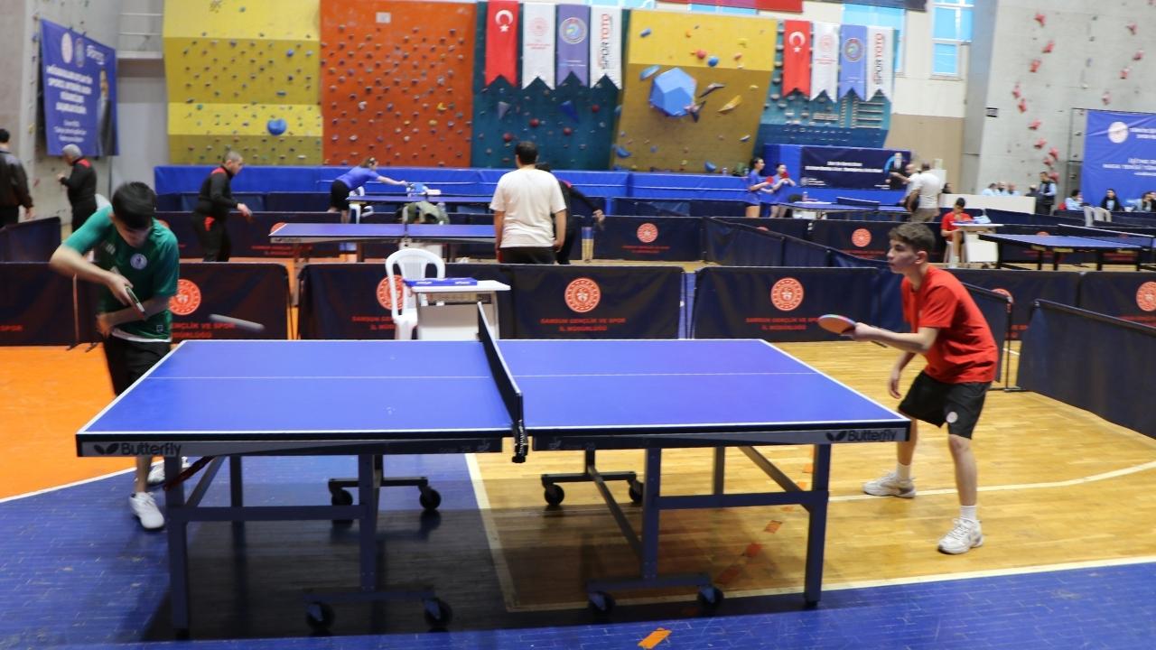 İşitme Engelliler Masa Tenisi Türkiye Şampiyonası Samsun’da başladı