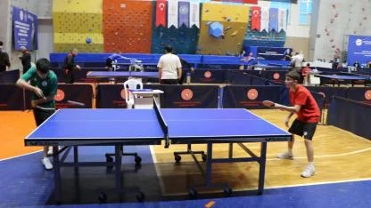 İşitme Engelliler Masa Tenisi Türkiye Şampiyonası Samsun’da başladı