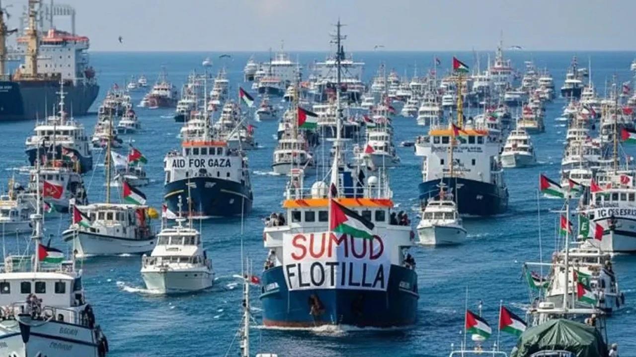 İsrail Sumud Filosu'na saldırdı! 18 Türk aktivist alıkonuldu