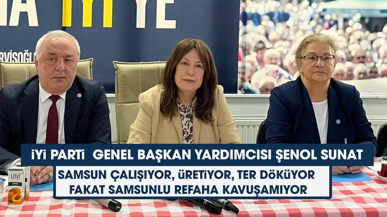 İYİ Parti Eğitim Politikalarından Sorumlu Genel Başkan Yardımcısı Şenol Sunat Samsun'da