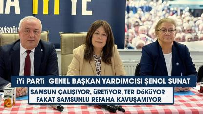 İYİ Parti Eğitim Politikalarından Sorumlu Genel Başkan Yardımcısı Şenol Sunat Samsun'da