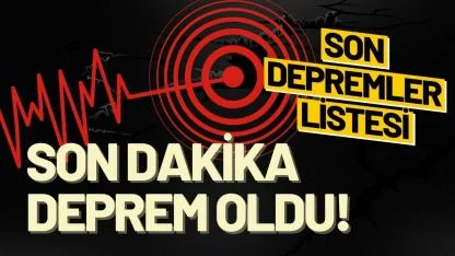 Kandilli verileriyle son depremler açıklandı: İstanbul, Kütahya, Balıkesir