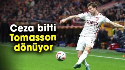 Logi Tomasson Çaykur Rizespor maçıyla takıma dönüyor