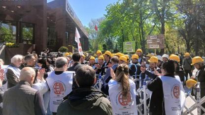 Maden işçilerinden açlık grevi!