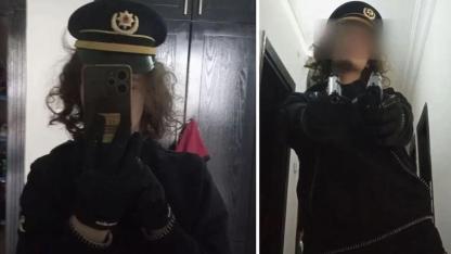 Maraş saldırganının yeni resimleri ortaya çıktı! Polis şapkası ve silahlarla poz vermiş