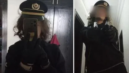 Maraş saldırganının yeni resimleri ortaya çıktı! Polis şapkası ve silahlarla poz vermiş