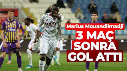 Marius Mouandilmadji 3 maç sonra gol attı