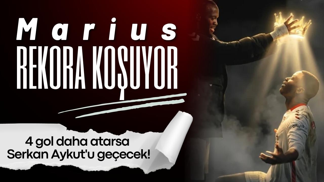Marius Mouandilmadji 4 gol daha atarsa Serkan Aykut'u geçecek!