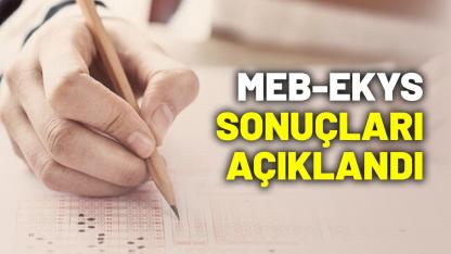 MEB-EKYS sonuçları açıklandı