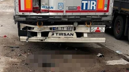 Motosiklet kazasında 1 kişi öldü