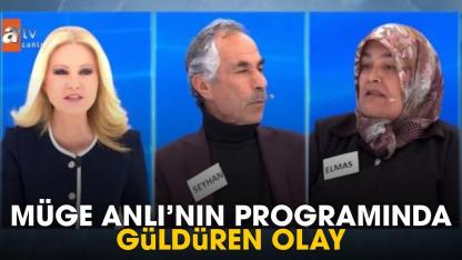 Müge Anlı'nın programında güldüren olay