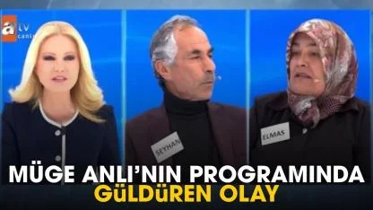 Müge Anlı'nın programında güldüren olay