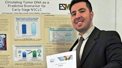 OMÜ tıp öğrencisi Ümid Hüseynzade Avrupa Akciğer Kanseri Kongresi'nde ödül alan tek Türk oldu