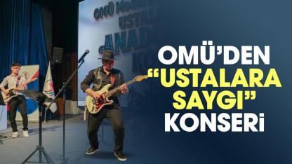 OMÜ’de “Ustalara Saygı Anadolu Rock Konseri” düzenlendi