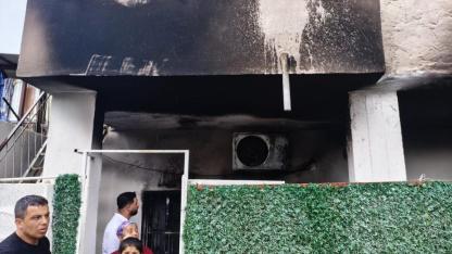 Patlayan klima yangın çıkarttı