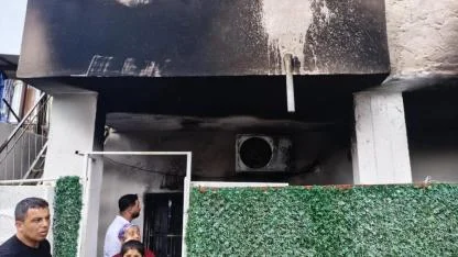 Patlayan klima yangın çıkarttı