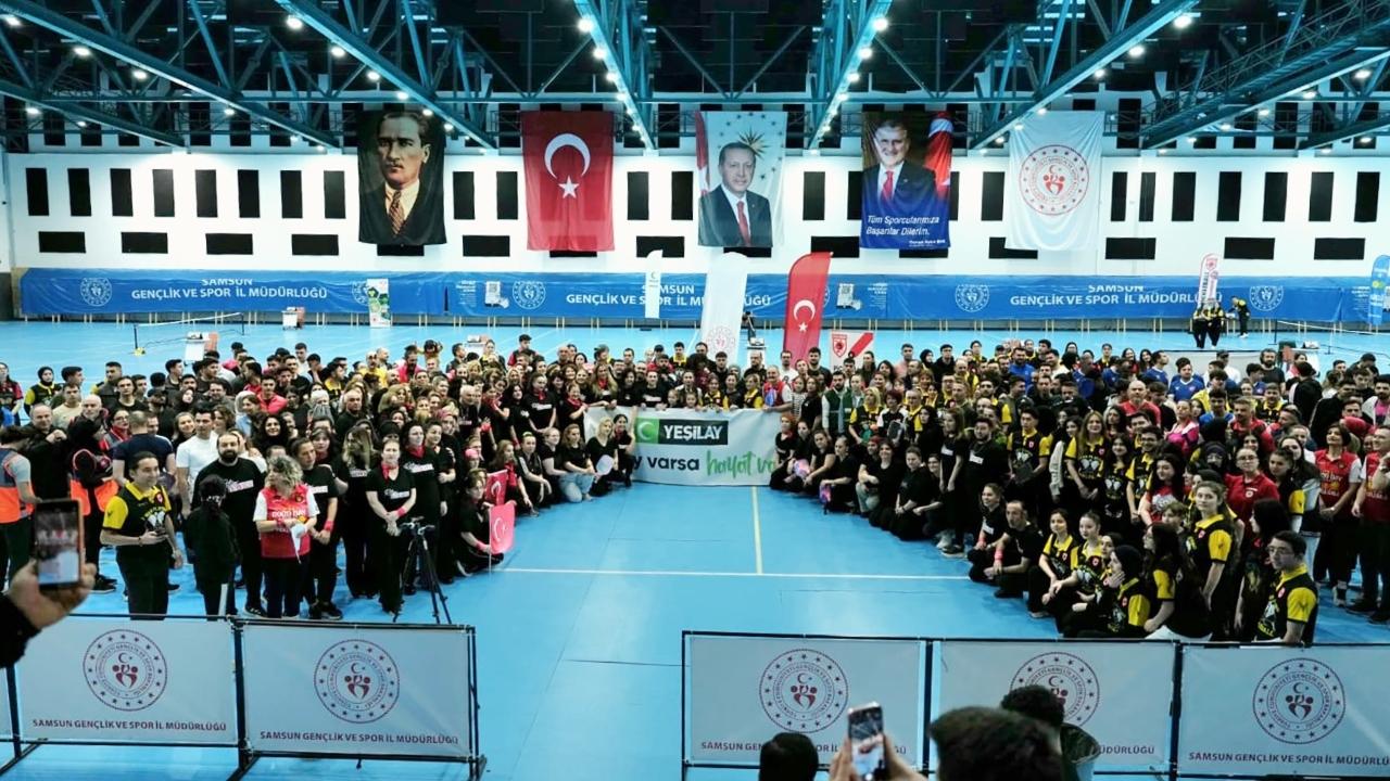 Pickleball Samsun'da 720 sporcuyu bir araya getirdi