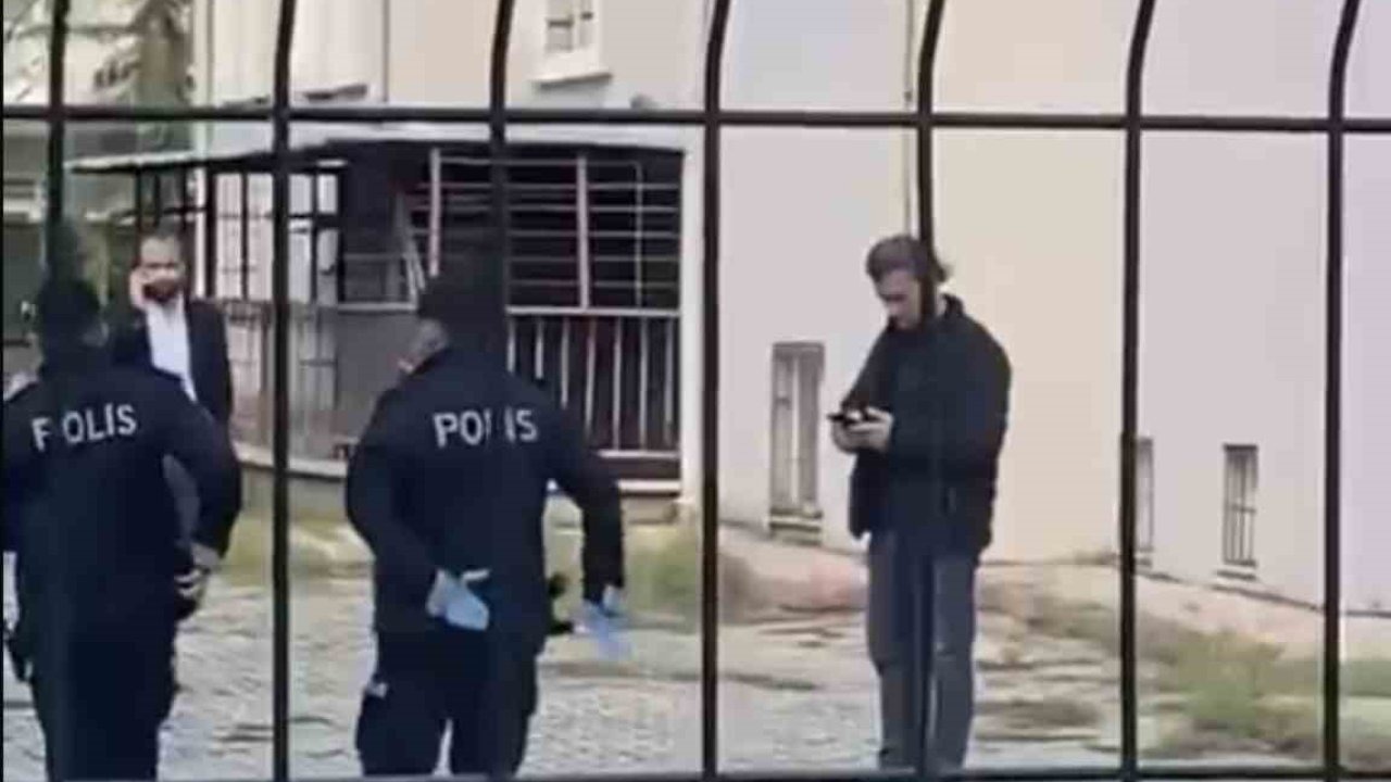 Polisten kaçan şahıs, tabancasını okul bahçesine attı