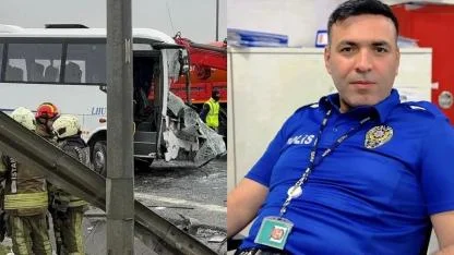 Polis servisi kazası sonrası kahreden gelişme! Seçkin Yalçın şehit oldu