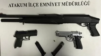 Samsun'da havaya kurşun yağdırdı, polisi karşısında buldu!