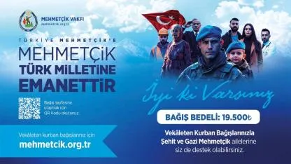 Mehmetçik Vakfı 2026 kurban bağışı kampanyasını başlattı