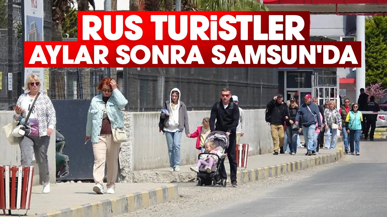 Rus turistler Samsun'da