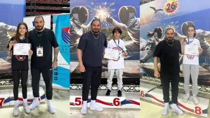 Samsun Eskrim Akademi'den Uluslararası Çocuk Kupası'nda 3 madalya