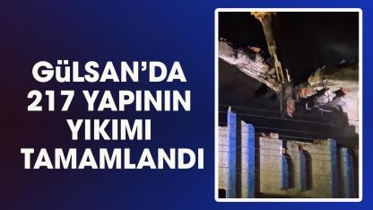 Samsun Gülsan'da 217 yapı yıkıldı