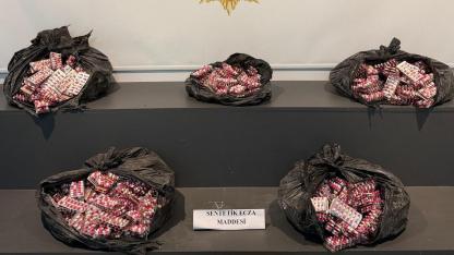 Samsun’da 24 bin 600 uyuşturucu hap ele geçirildi