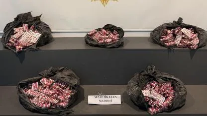 Samsun’da 24 bin 600 uyuşturucu hap ele geçirildi