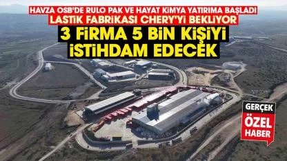 Samsun'da 5 bin kişi istihdam edilecek