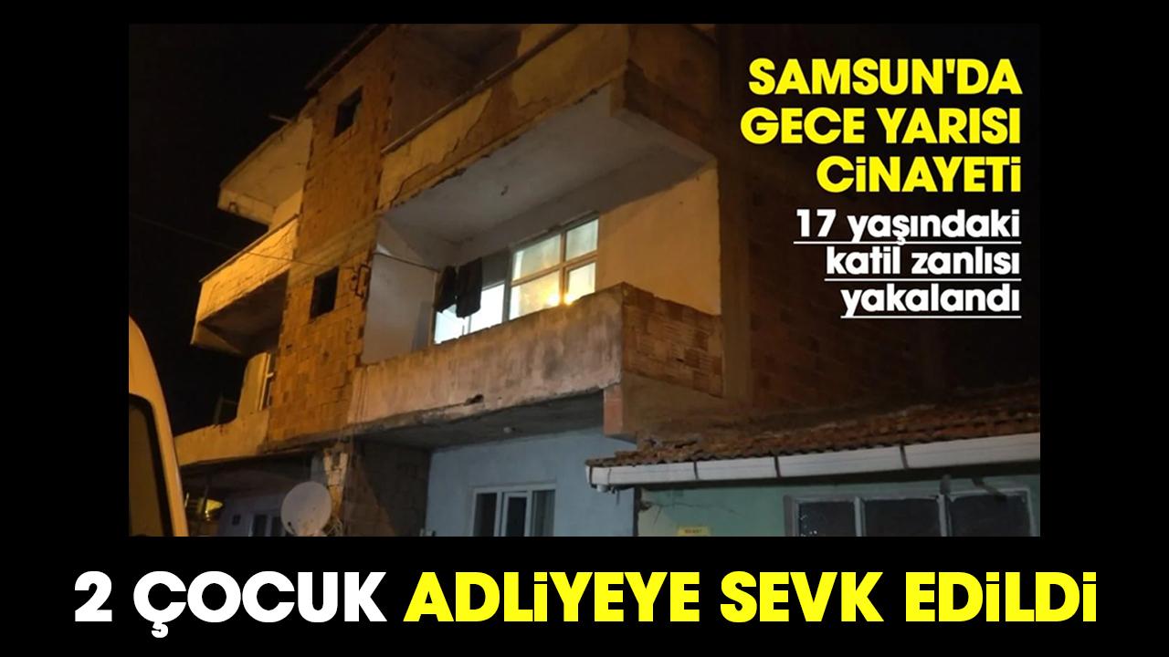 Samsun'da Abdul Baki Özdemir'i pompalı tüfekle öldüren çocuk ve arkadaşı adliyeye sevk edildi