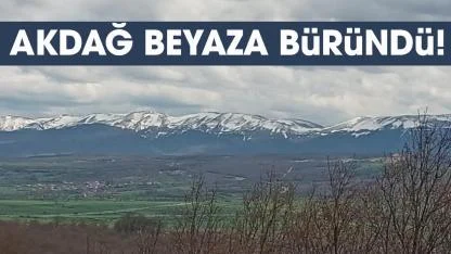 Samsun'da Akdağ beyaza büründü
