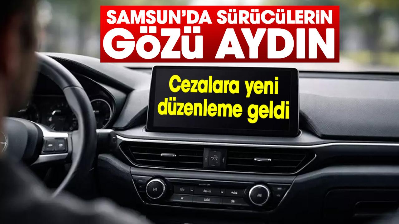 Samsun'da APP plakalara izin, multimedya, ses sistemi, cam filmine esneklik