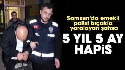 Samsun'da balıkçı barınağında emekli polisi bıçaklayan sanığa 5 yıl 5 ay hapis
