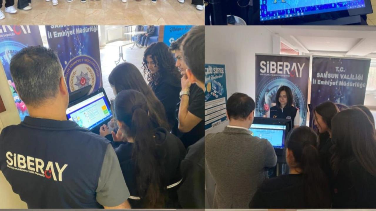 Samsun’da Bilim Şenliğinde SİBERAY etkinliği