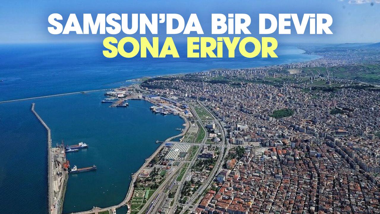 Samsun'da bir devir kapanıyor! 1 Mayıs'tan itibaren değişiyor