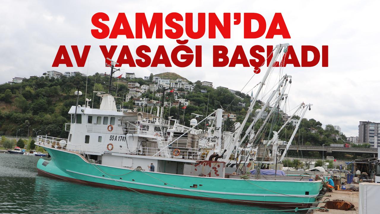 Samsun'da denizlerde av yasağı başladı