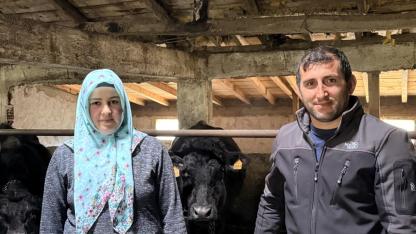 Samsun’da devlet desteğiyle sürüsünü büyüttü