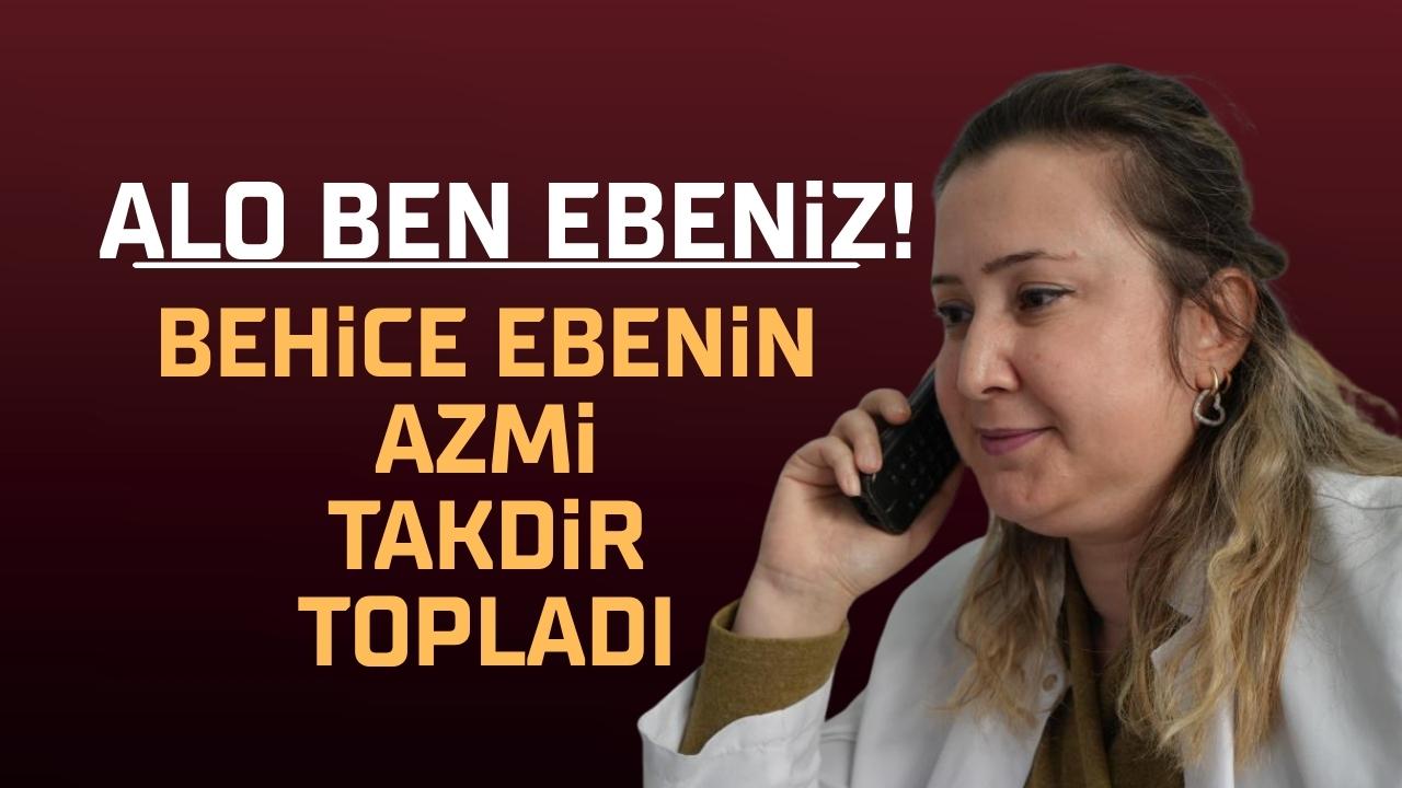 Samsun'da Ebe Behice Bastem 3 bin kişiyi arayarak kanser taramasına ikna etti