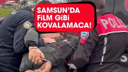 Samsun'da film gibi kovalamaca! Narkotik ekipleri, dur ihtarına uymayan şüphelilerin peşine düştü