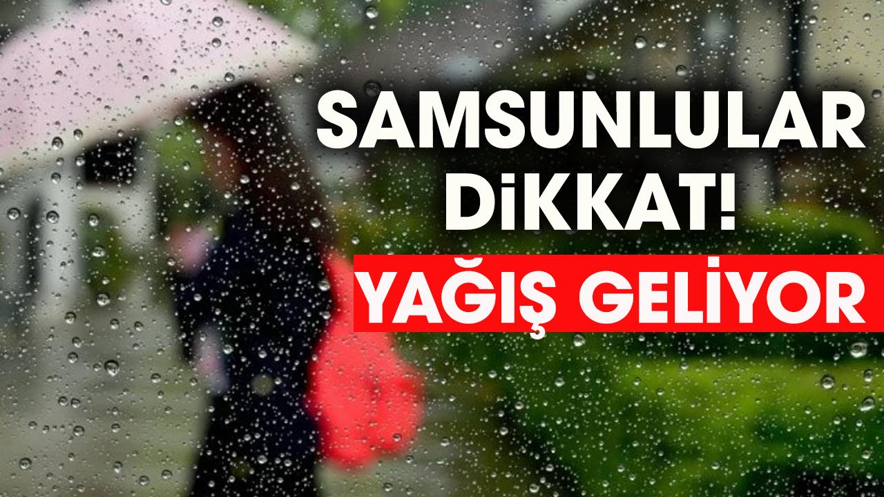 Samsun'da hafta sonu hava durumu! 11 Nisan Cumartesi hava durumu