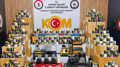 Samsun'da kaçak tütün operasyonu